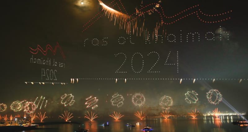 UAE  New Year’s Eve Show Sets Guinness World Records