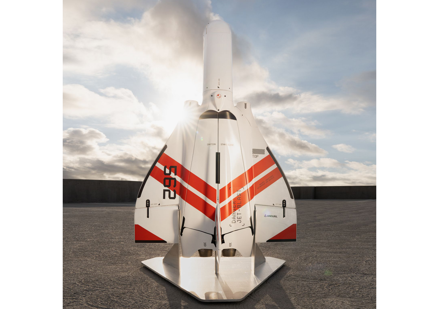 Anduril's AI-Guided Jet C-UAS UAV | Launch, Loiter, Return to Base