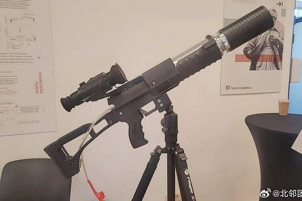 Russia Laser Rifle Downs Drones at 500 Meters