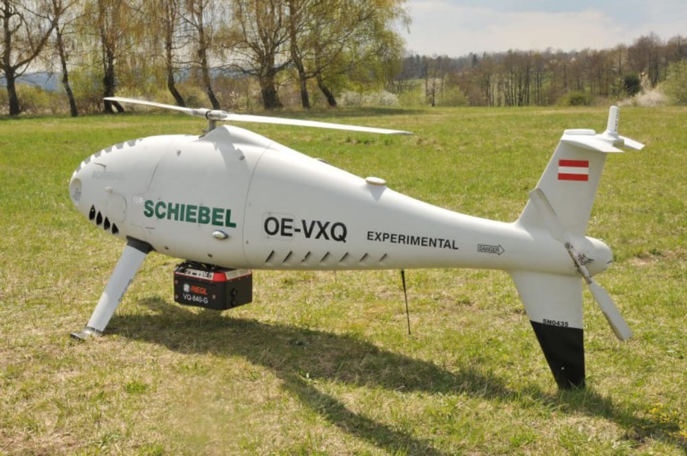RIEGL Integrates VQ-840-G Topo-Bathymetric Laser Scanner into Schiebel CAMCOPTER S-100