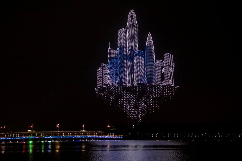Shenzhen's 10,00 Drone Show Sets Two Guinness World Records