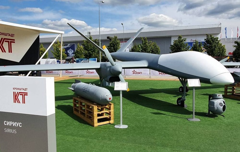 Russia’s 'Sirius' Prototype Heavy Attack Drone Caught on Camera