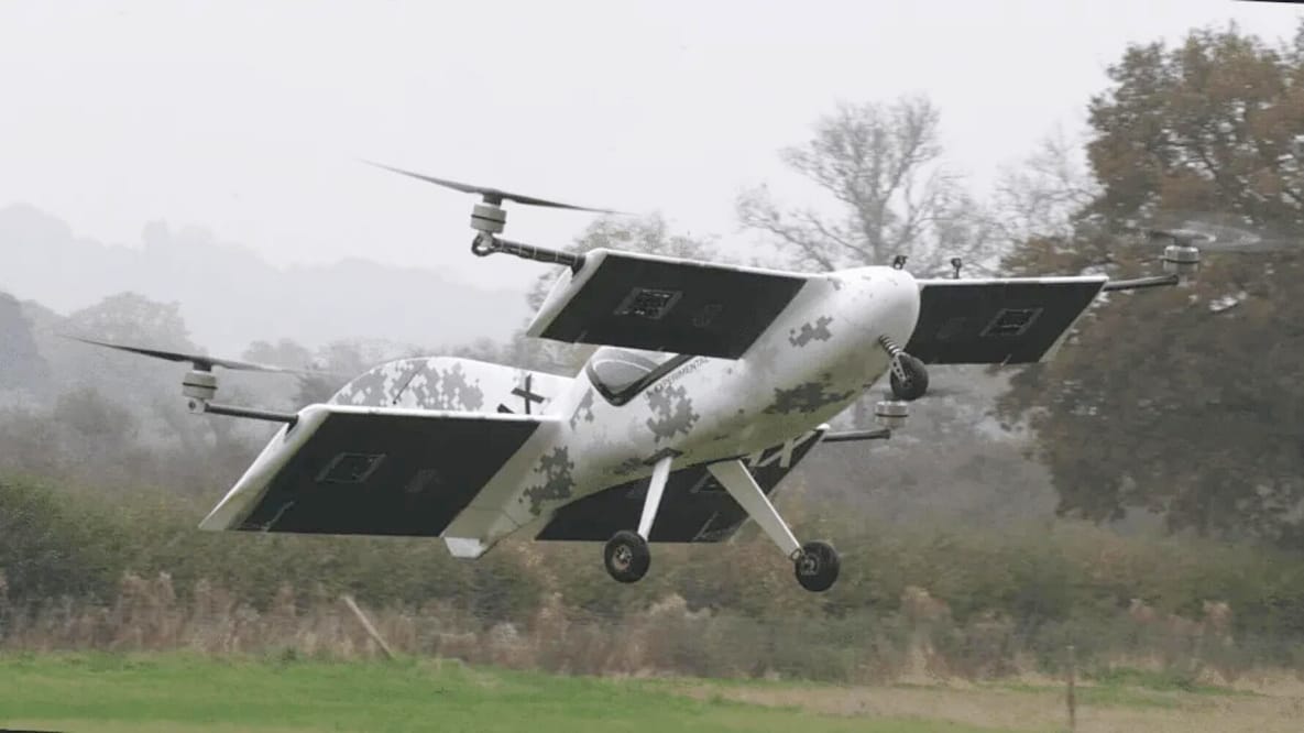 Skyfly’s eHarrier eVTOL Selected for UK Ministry of Defence Heavy-Lift UAS Supplier Framework