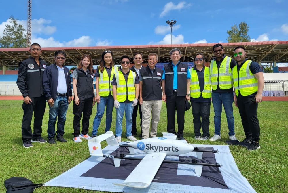 Skyports Drone Services Demonstrates Medical Drone Deliveries to Thailand's Ministry of Public Health