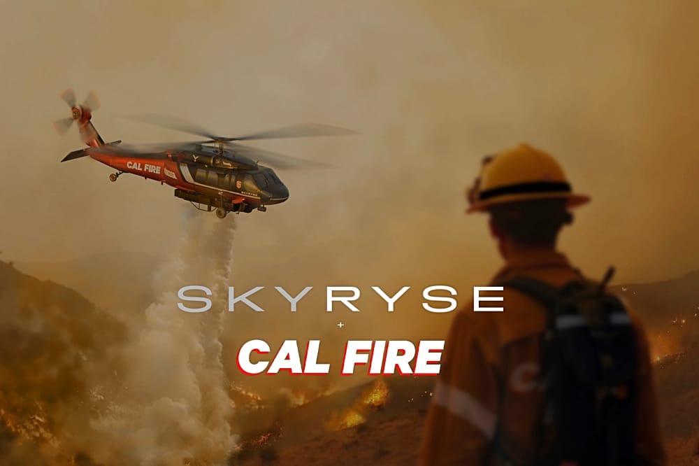 Skyryse Signs Multi-Year Partnership with CAL FIRE Focused on Enhanced Firefighting Operations