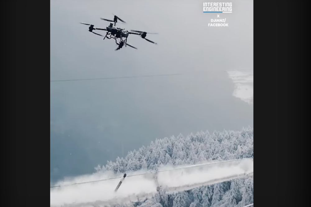 Clearing Snow with a Drone