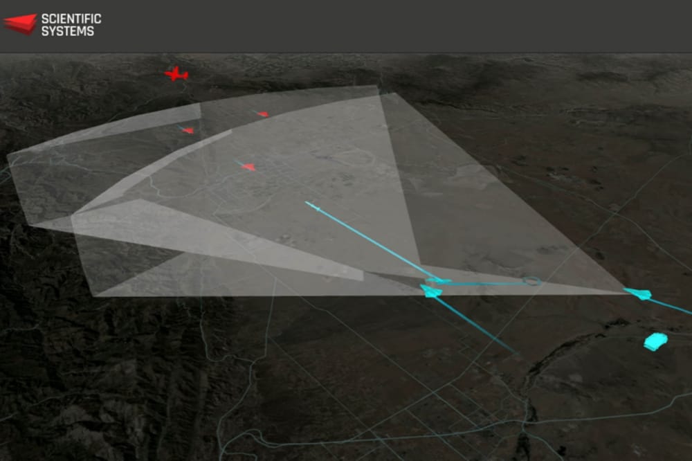Scientific Systems Conducts Live Fully Autonomous Multi-Vehicle Defensive Counter Air Missions