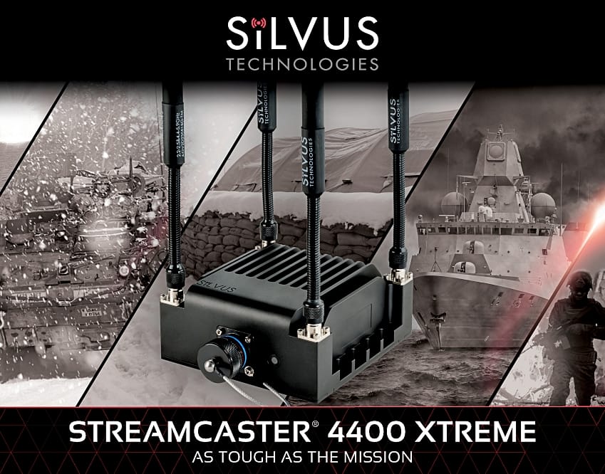 Silvus Technologies Introduces StreamCaster 4400 XTREME - Ultra-Ruggedized MANET Radio