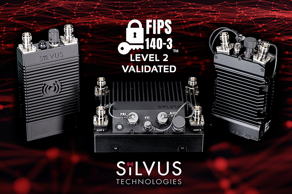 Silvus StreamCaster First MANET Radio to Receive FIPS 140-3 Level 2 Validation
