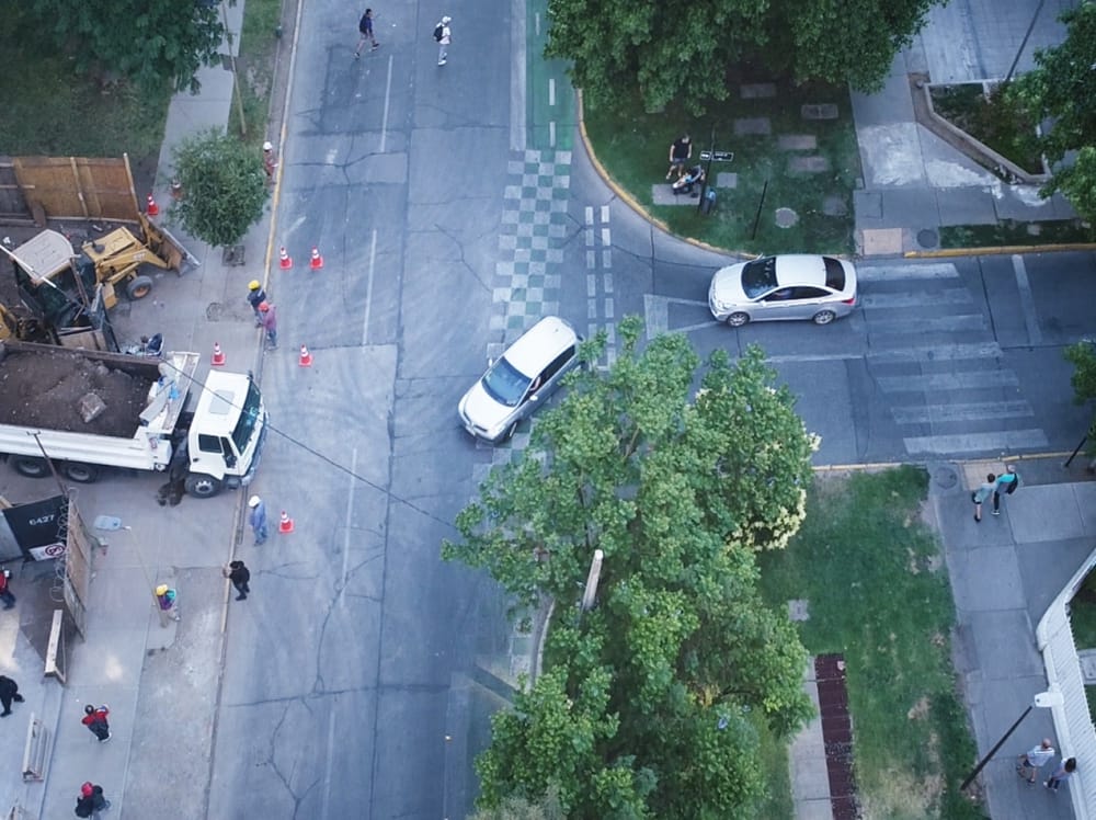 Mapping Pedestrian Street Behaviour Using UAVs