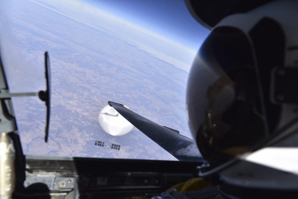 Pentagon Releases Selfie of U-2 Pilot with Chinese Spy Balloon