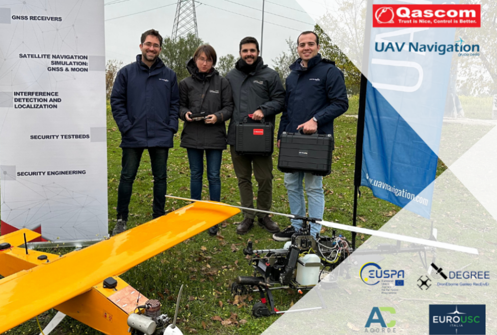 UAV Navigation-Grupo Oesía and Qascom Successfully Complete DEGREE Project Flight Tests