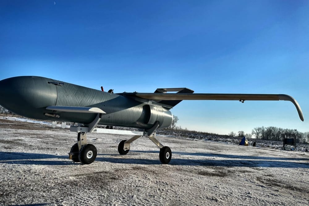 Ukraine's New Kamikaze Jet Drone Makes First Flight