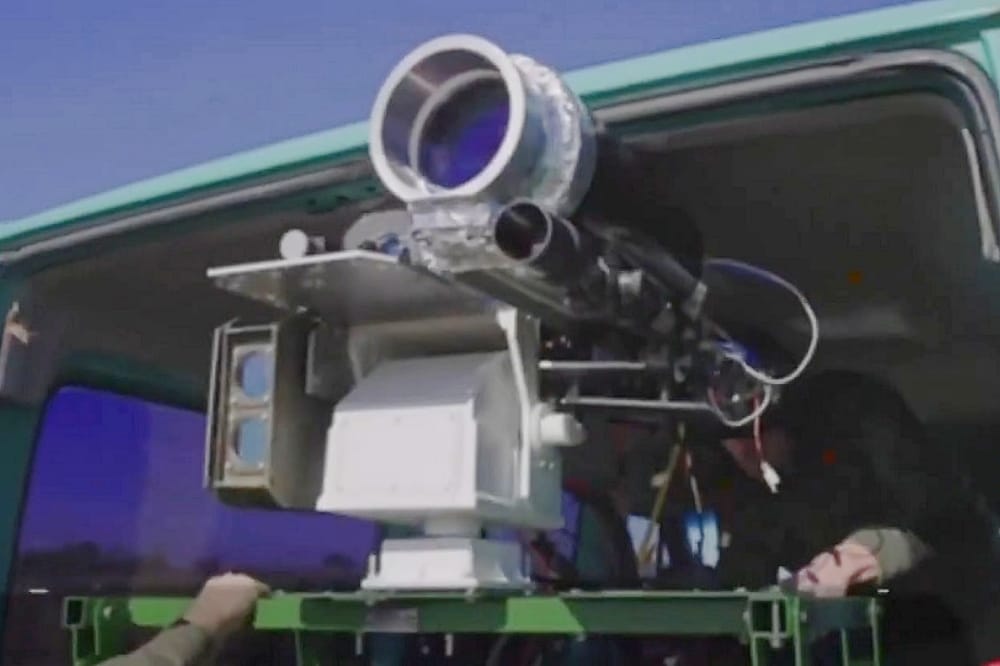 Ukraine Presents Tryzub Laser Weapon
