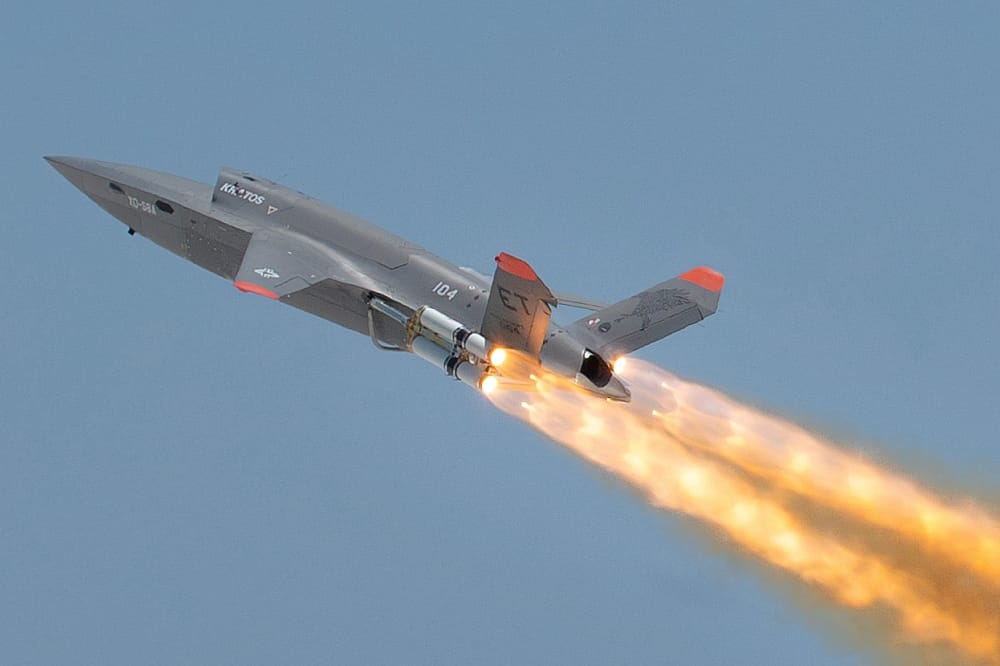 U.S. Air Force F-16C and F-15E Control Multiple XQ-58 Drones