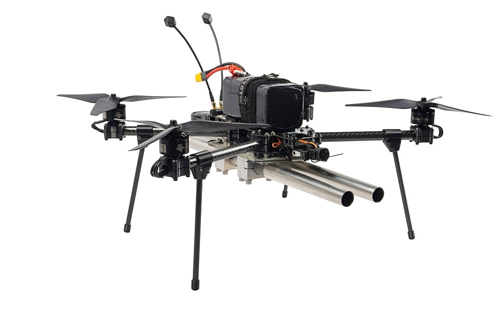 Ukraine's VARTA DroneHunter Drone Interception System Presented in Latvia