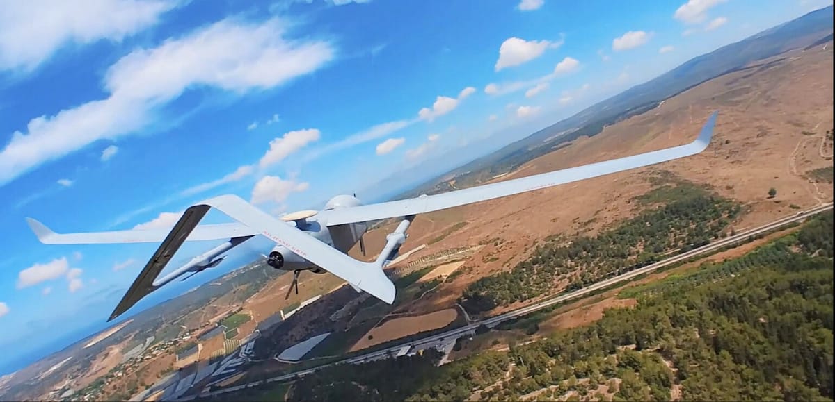 BlueBird WanderB Tactical VTOL is Powered by Hydrogen Fuel-Cell Technology