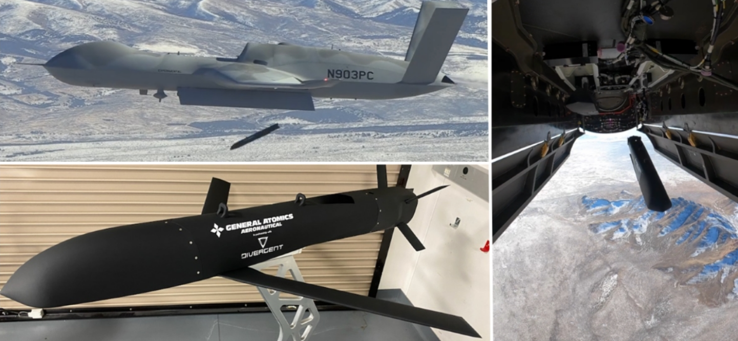 GA-ASI Demonstrates Release of A2LE from MQ-20 Avenger UAS