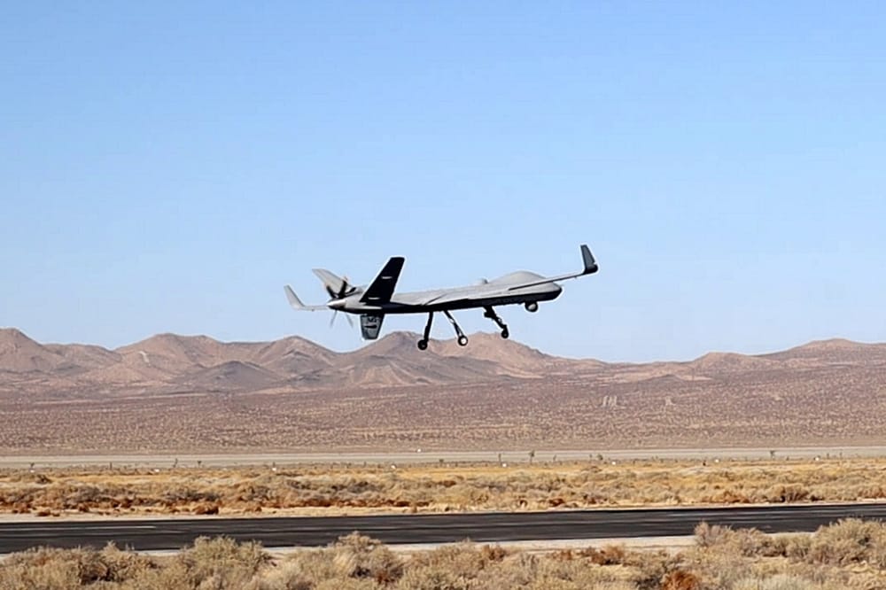 GA-ASI Completes First Flight of Belgium's MQ-9B SkyGuardian