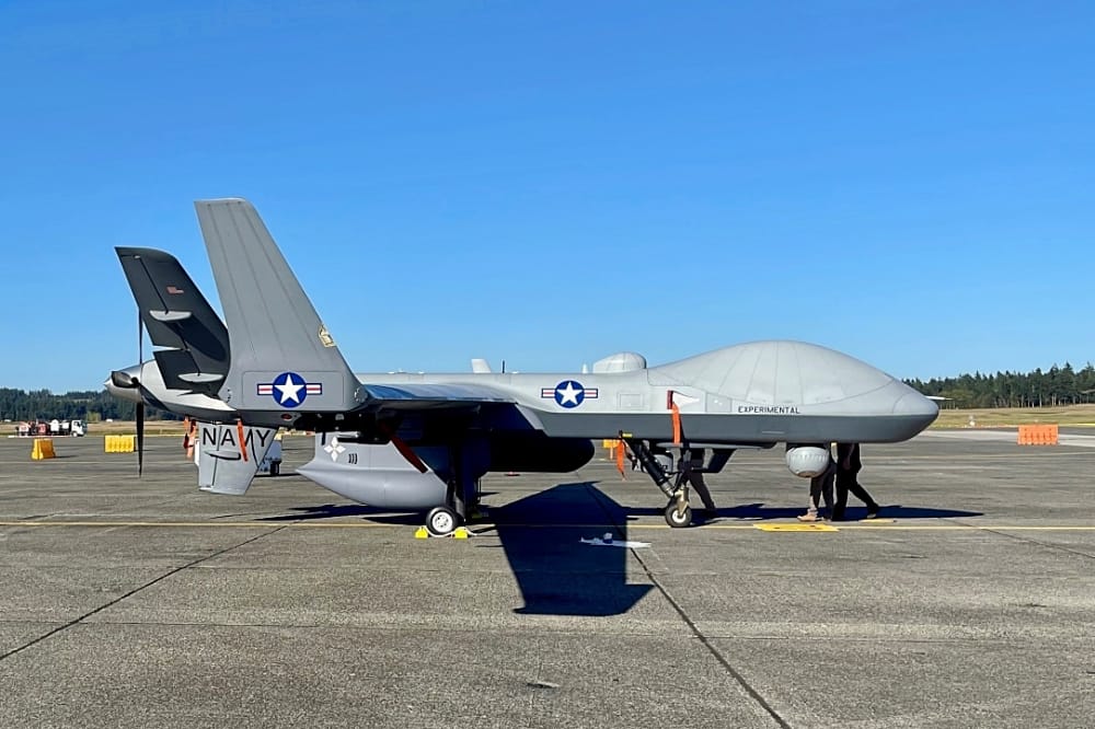 MQ-9B SeaGuardian Showcased in NAS Whidbey Island Open House