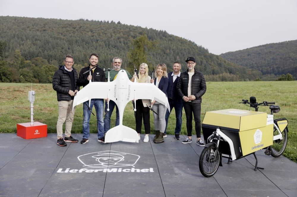Wingcopter Drones and E-Bikes Deliver Everyday Goods in Germany