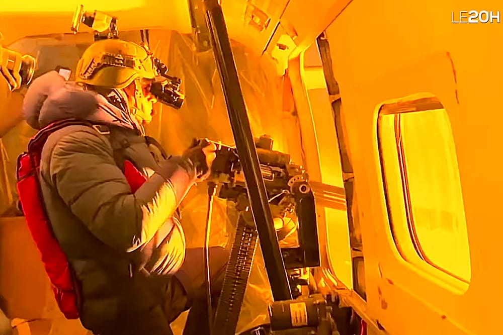 Ukrainians Arm Cargo Plane with Miniguns to Hunt Shahed Drones