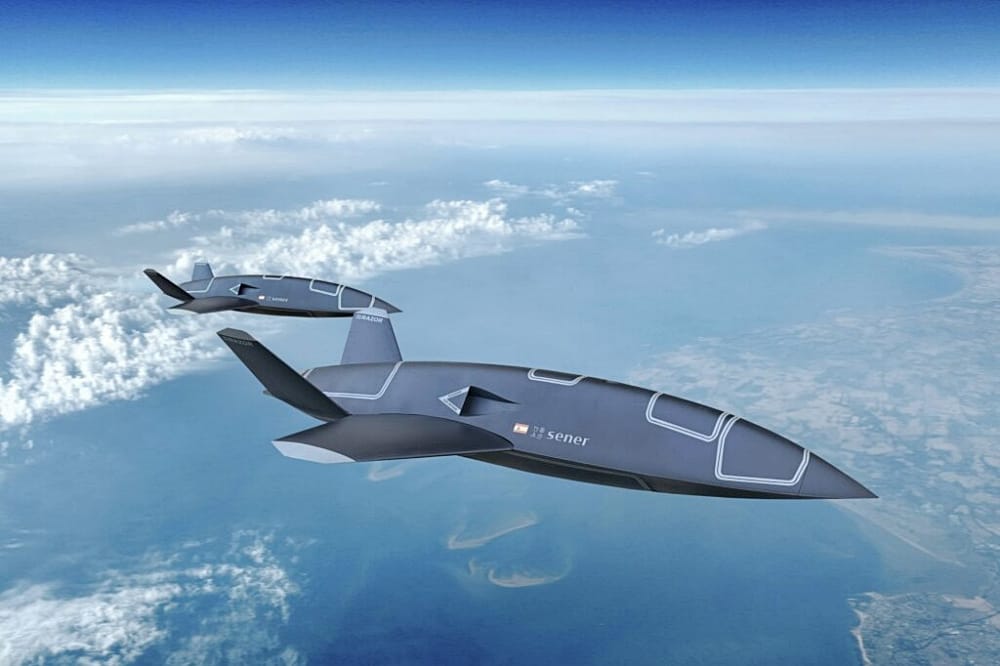 Spain's Sener Unveils SRC 100 Razor Unmanned Stealth Drone at the World Defense Show