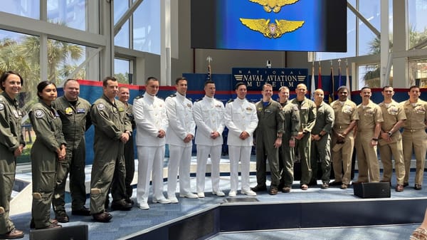 US Navy Air Vehicle Pilots Earn Wings of Gold