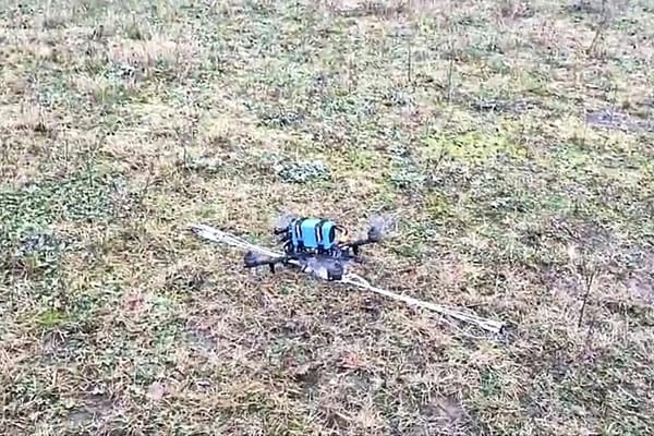 Ukrainian Cost-Effective System for Capturing Mavic drones