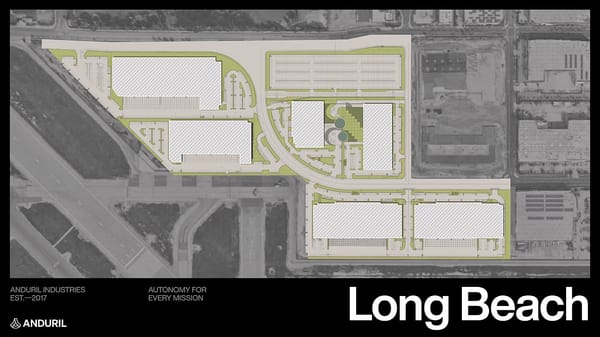 Anduril Announces Major California Expansion with New Long Beach Campus