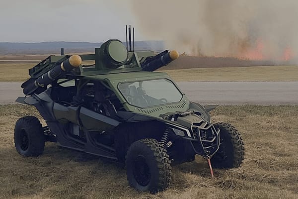Hellfire-Armed Drone-Killing Buggy Appears In Ukrainian Service