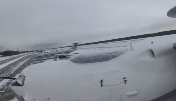 Video Shows Drone Landing on Russian A-50 Radar Jet