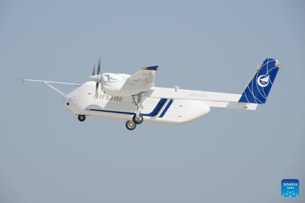 China's HH-100 Commercial Unmanned Transport System Demonstrator Completes Maiden Flight