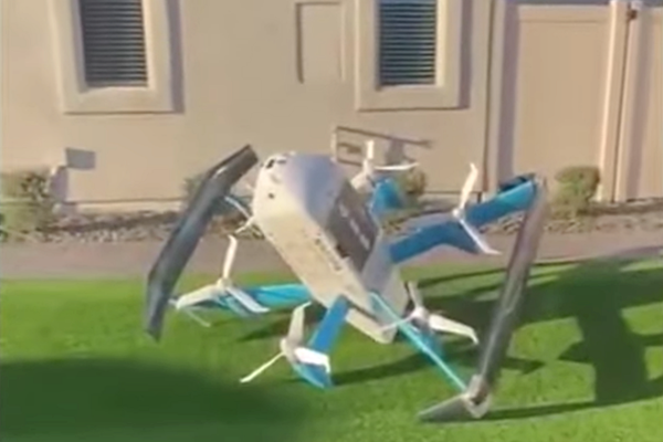 Amazon Drone Crash Lands in Arizona  Apartment Complex