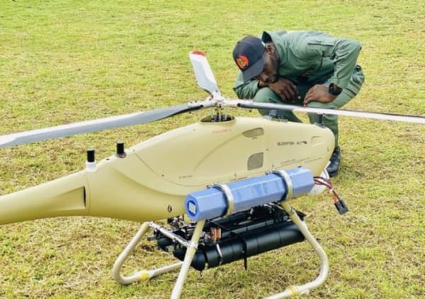 Nigerian Army Operating Chinese Ziyan Blowfish UAS