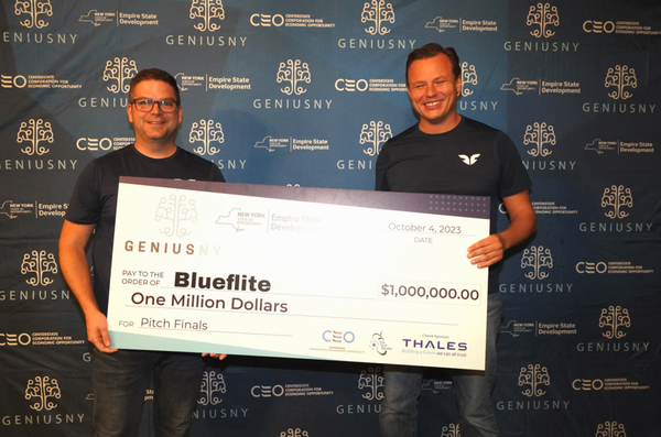 Blueflite Wins GENIUS NY $1 Million Grand Prize