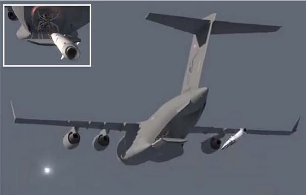 Boeing REVOLVER System Enables C-17 aircraft to Launch Multiple X-51A Hypersonic Missiles