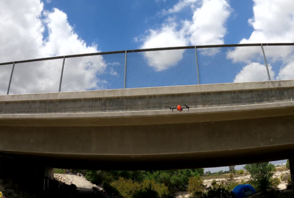 UAS Center at SBD Supports Drone-Enabled Bridge Inspections