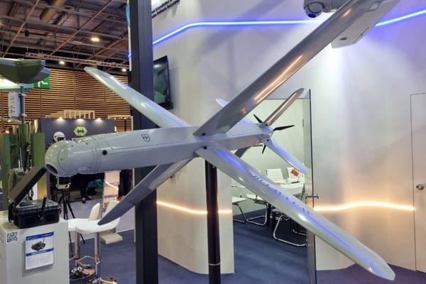 Ukraine Shows 'Bulava' - a New Loitering  Drone at Eurosatory 2024