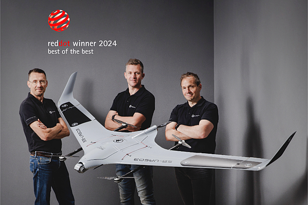 C-Astral Receives Prestigious Red Dot Design Award for SQA eVTOL UAS