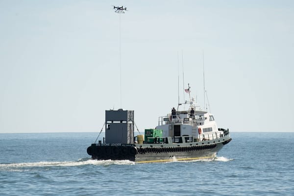 Tethered Drone Extends Line-of-Sight Communications for Surface Platforms