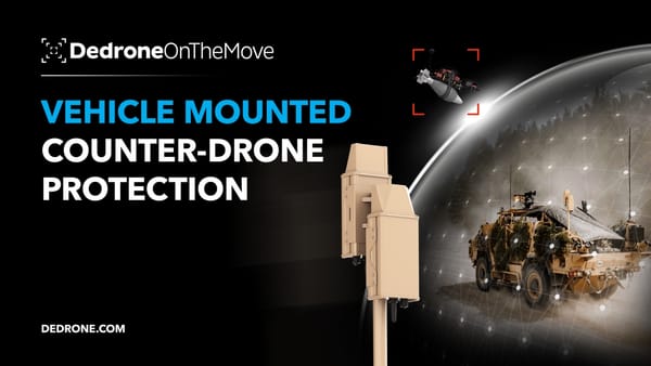 Dedrone Launches DedroneOnTheMove