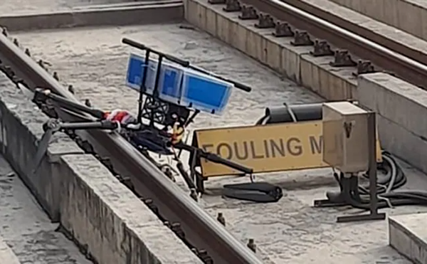 Drone Carrying Med Supplies Crashes on Delhi Metro Tracks