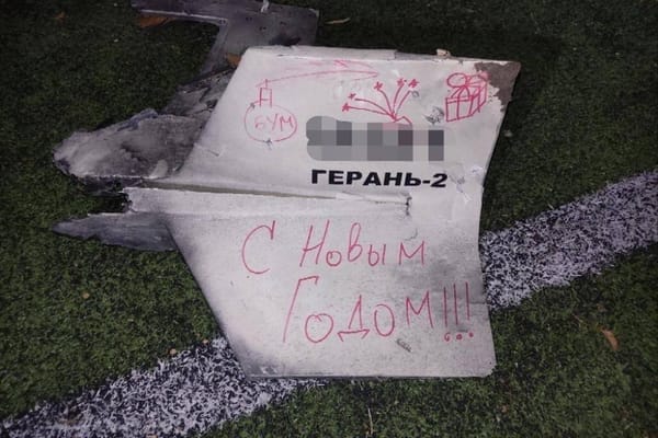 Russia Sends New Years Greetings to Ukraine by Drone