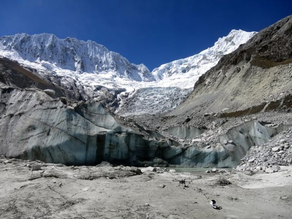 Three Miles High: Drones Study High-Altitude Glaciers