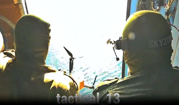 Russia Training to Launch FPV Drones From Helicopters to Counter Sea Drones