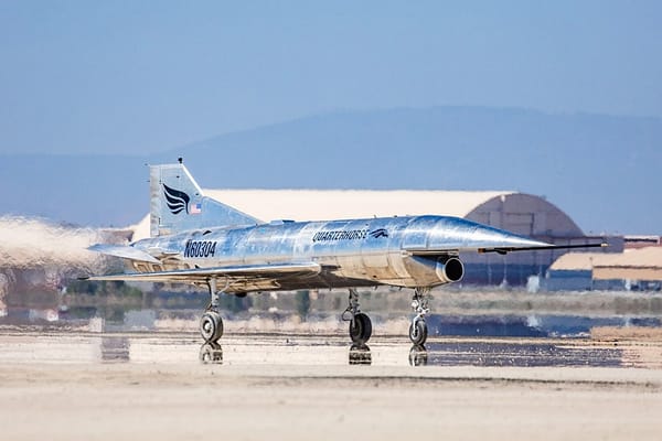 Hermeus Flies Quarterhorse Edwards at Air Force Base