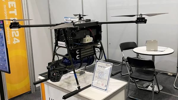 South Korean Hydrogen-Powered Drone Flies 14 Hours