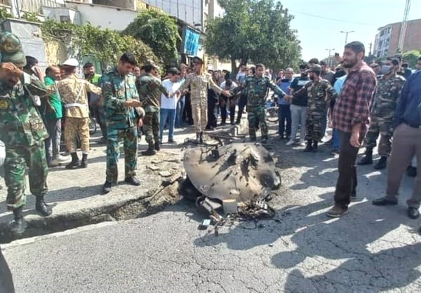 Iran Drone Crashes Injures 2