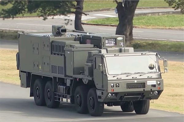 Japan’s 10kW High-Power Laser Weapon Truck Enters Service with Japanese Army